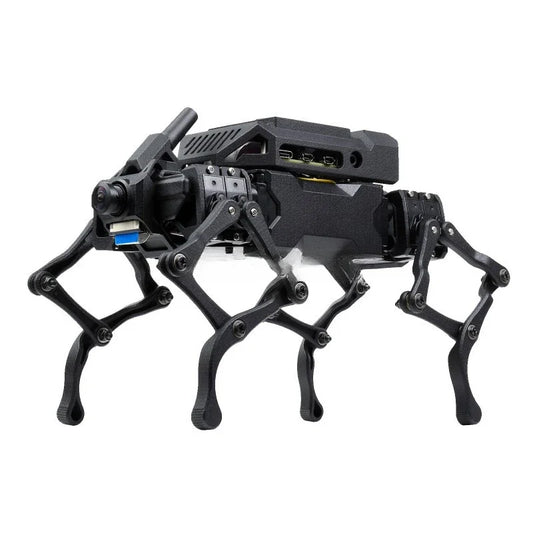 12-DOF Bionic Dog-Like Robot, Open Source for ESP32 and PI4B, Facial Recognition, Color Tracking, Motion Detection
