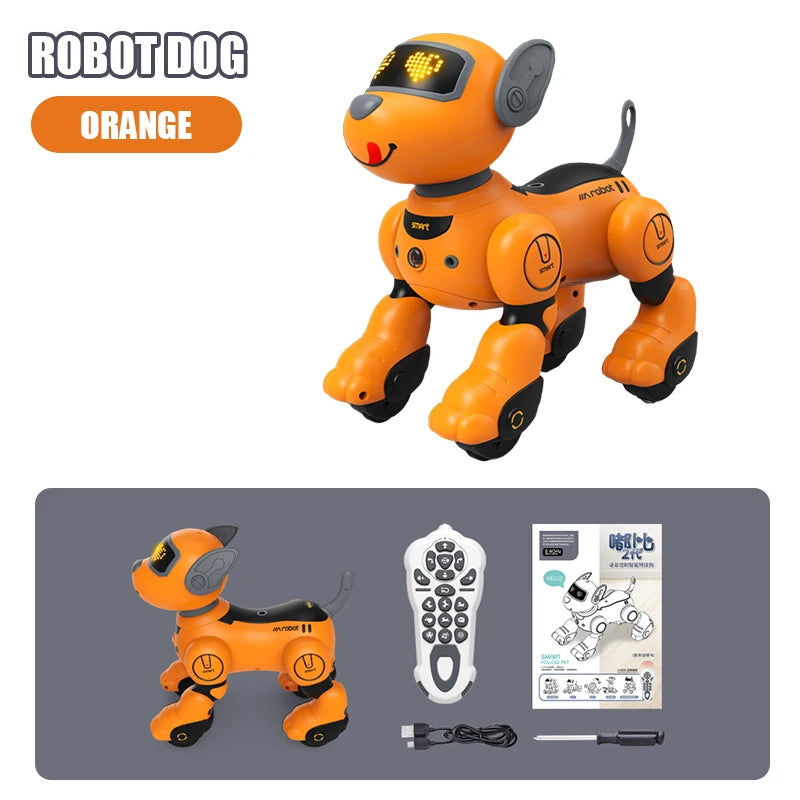 Robot Dog Intelligent Ai Programmable Smart Toys for Children Multi-Functional with Sound Led Eyes Dancing Electronic Pets Dog