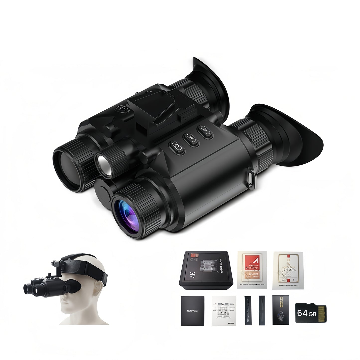 4K Night Vision Goggles with 600m Range