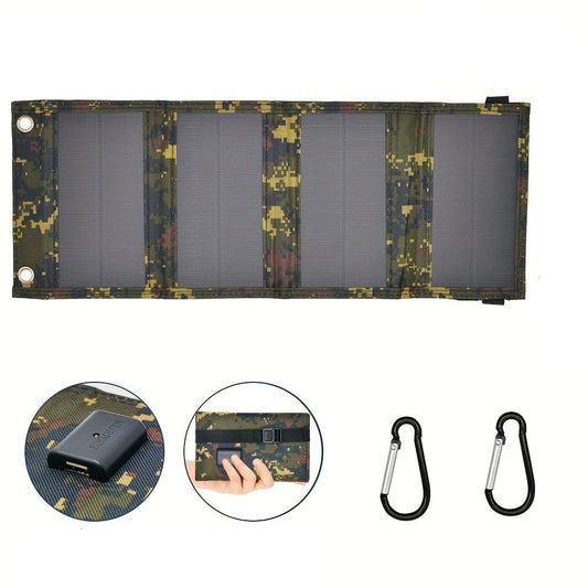 Portable Foldable Camouflage Solar Panel Charger-0