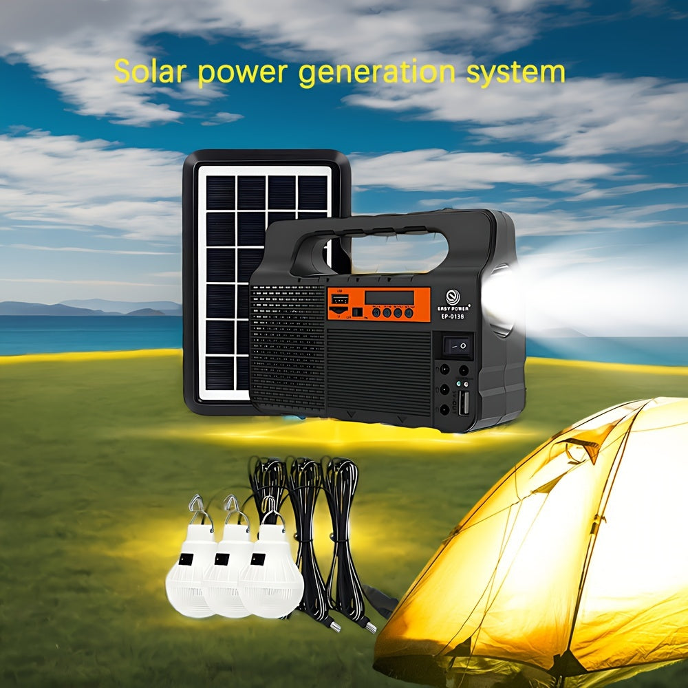 Outdoor Solar Power Searchlight for Camping-3