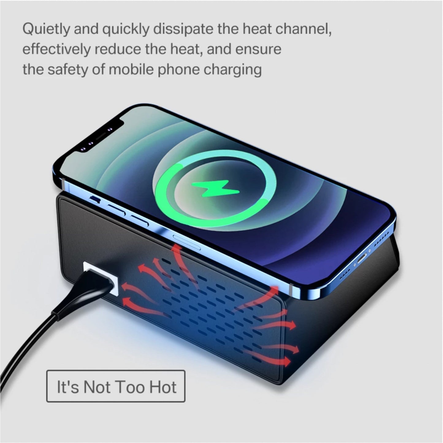 8 Port LED Display, Fast Charger, for iPhone 13 12, Xiaomi, Huawei, Samsung-2