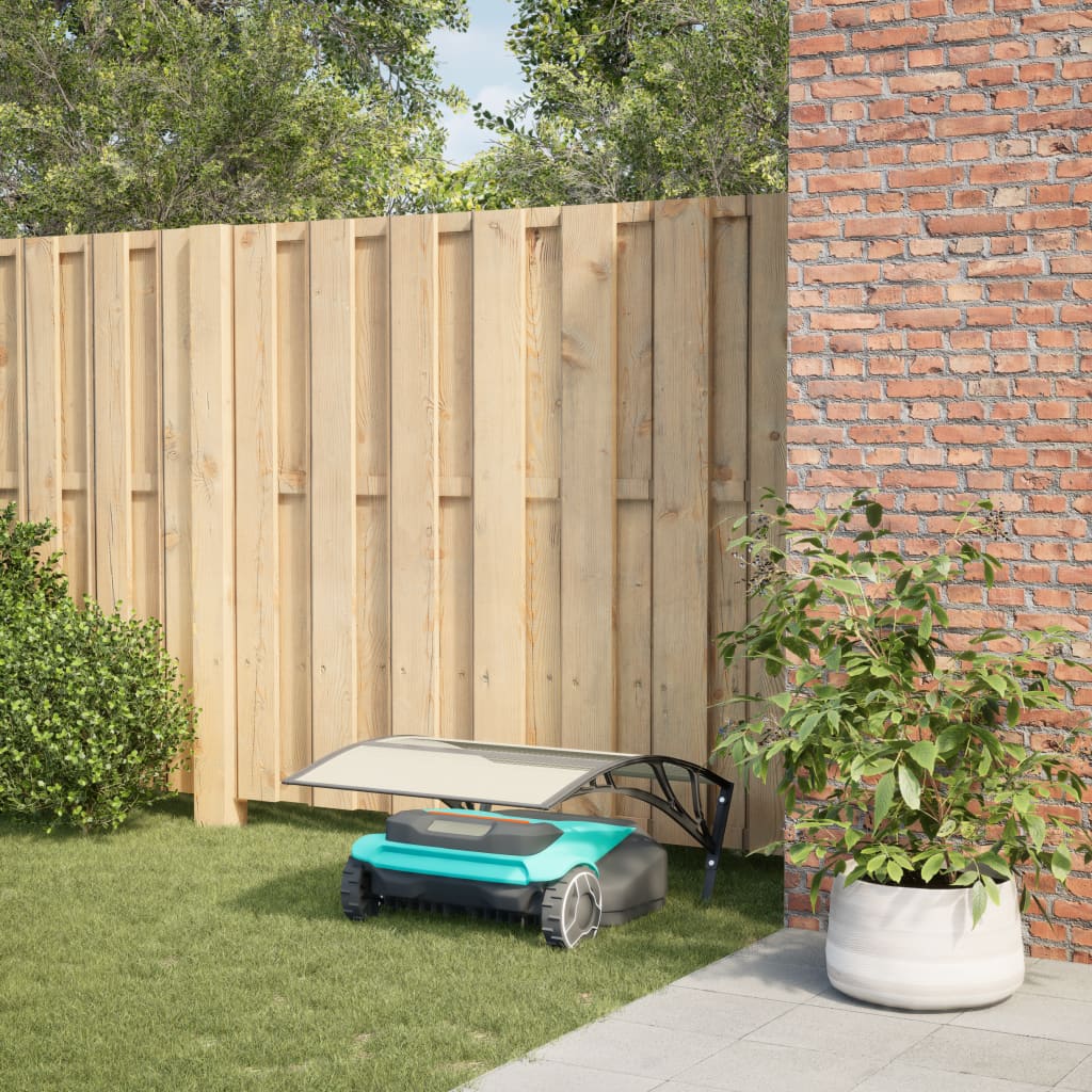 vidaXL Robot Mower Garage Black 31.5"x39.8"x18.1"