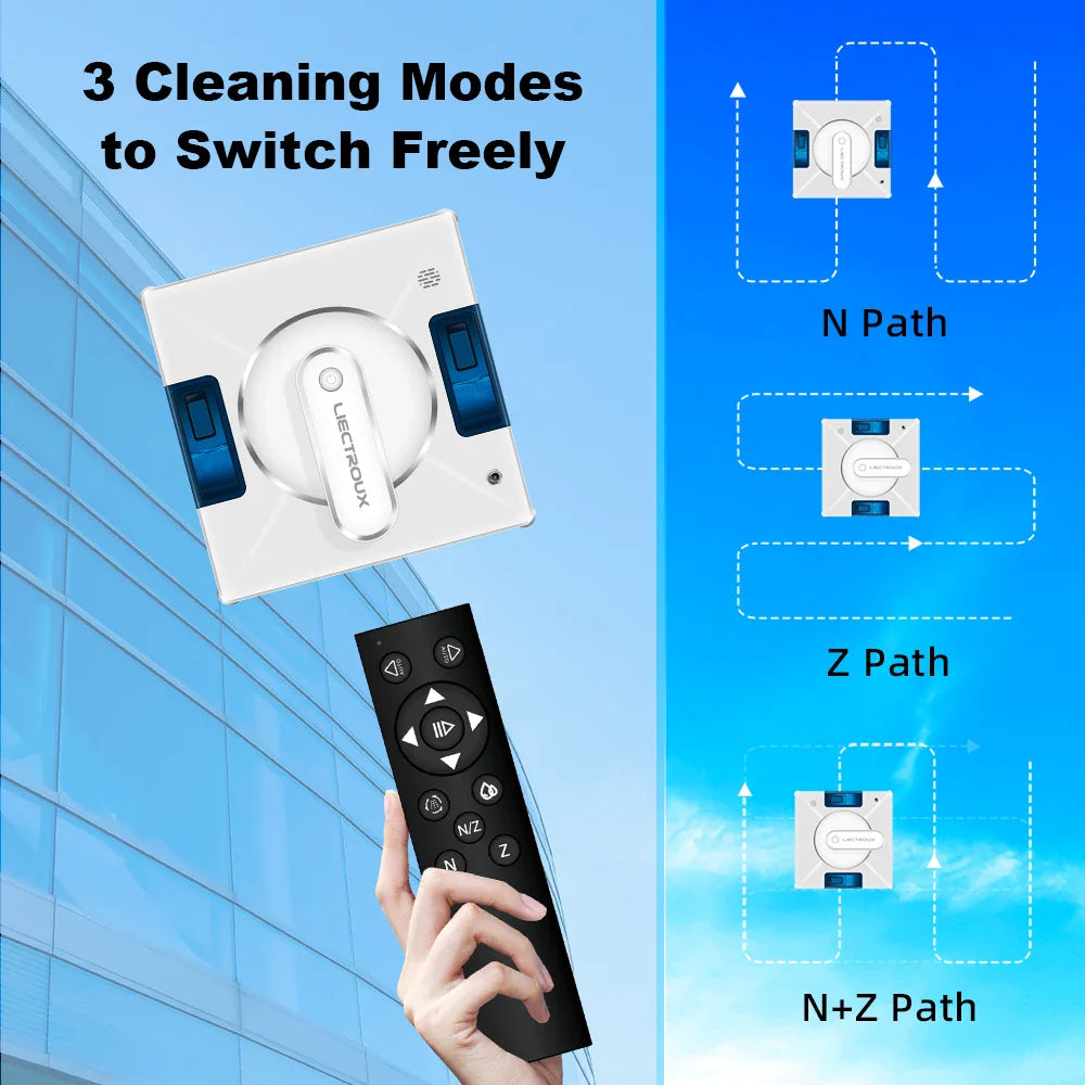 NNEOBA Smart Robot Window Cleaner - White-2