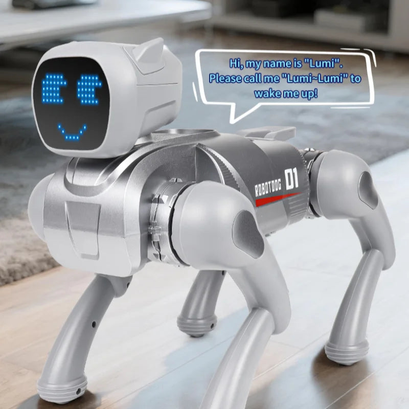 MIJIA AI Intelligent Interactive Robot Dog Voice Recognition Expression Management Action Sing Dance Multifunctional Robot Dog