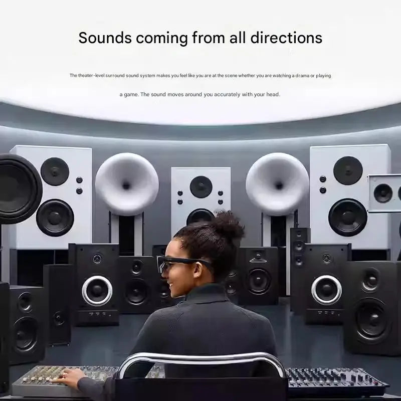 Rayneo Air3s Pro AR Smart Glasses 1200nits 135inches HD Screen 3840 Hz PWM 3D Glasses For Xbox PS5 Switch