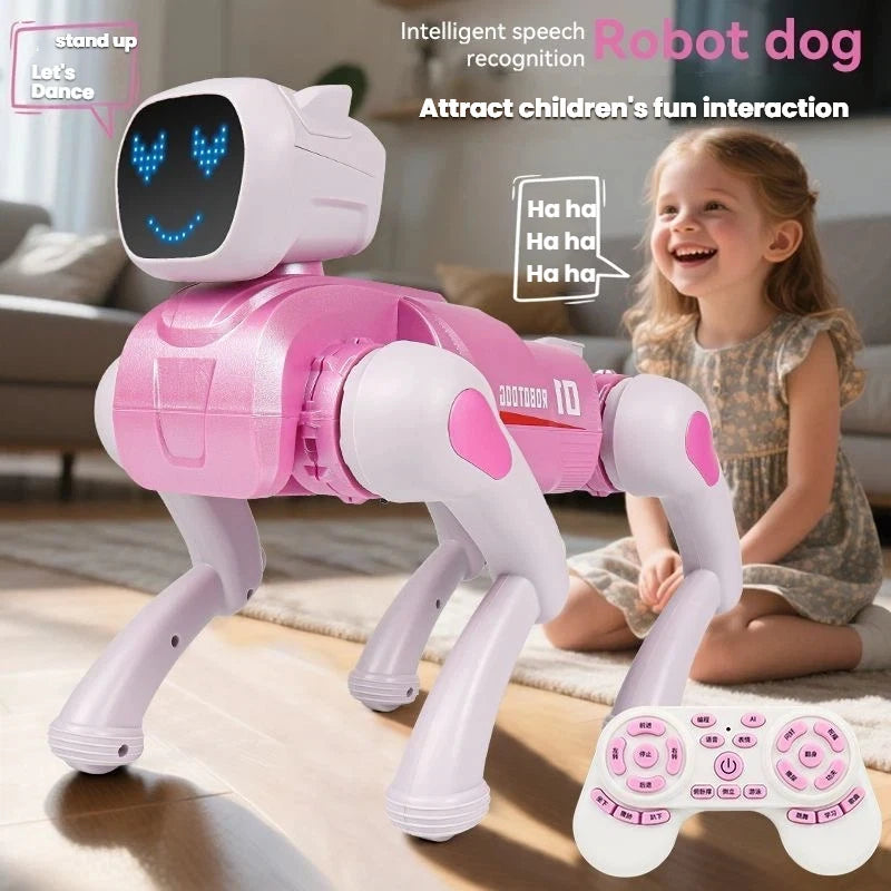 MIJIA AI Intelligent Interactive Robot Dog Voice Recognition Expression Management Action Sing Dance Multifunctional Robot Dog