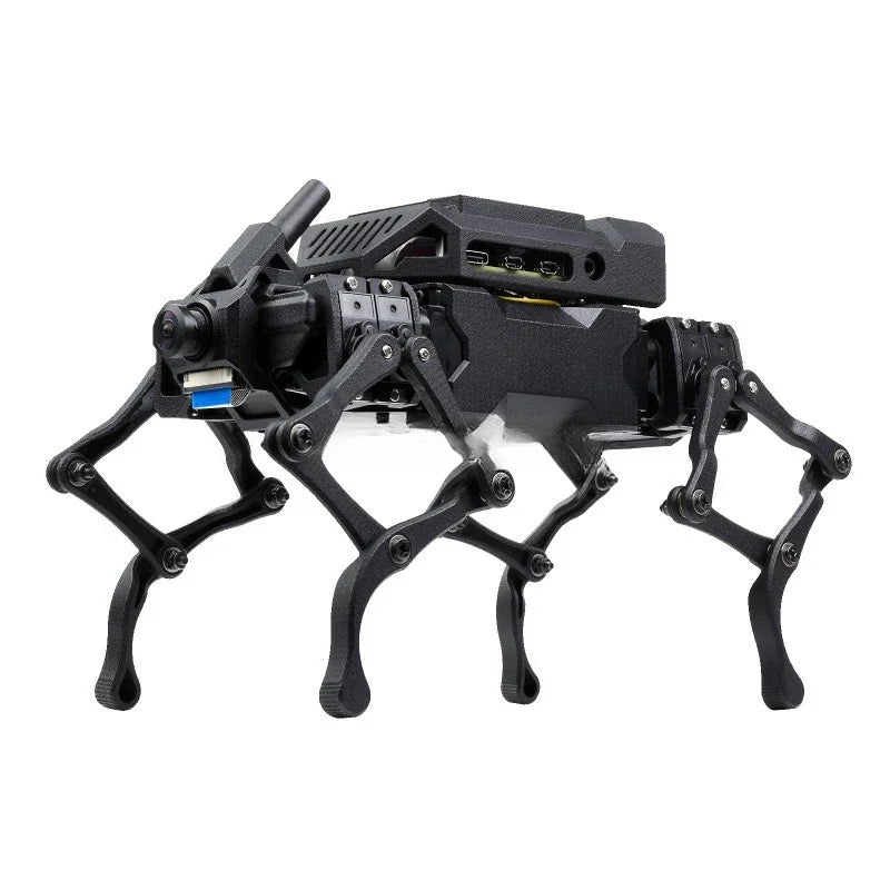 12-DOF Bionic Dog-Like Robot, Open Source for ESP32 and PI4B, Facial Recognition, Color Tracking, Motion Detection