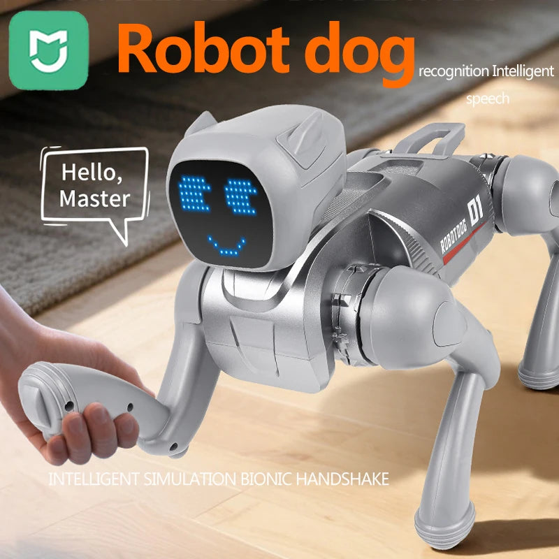 MIJIA AI Intelligent Interactive Robot Dog Voice Recognition Expression Management Action Sing Dance Multifunctional Robot Dog