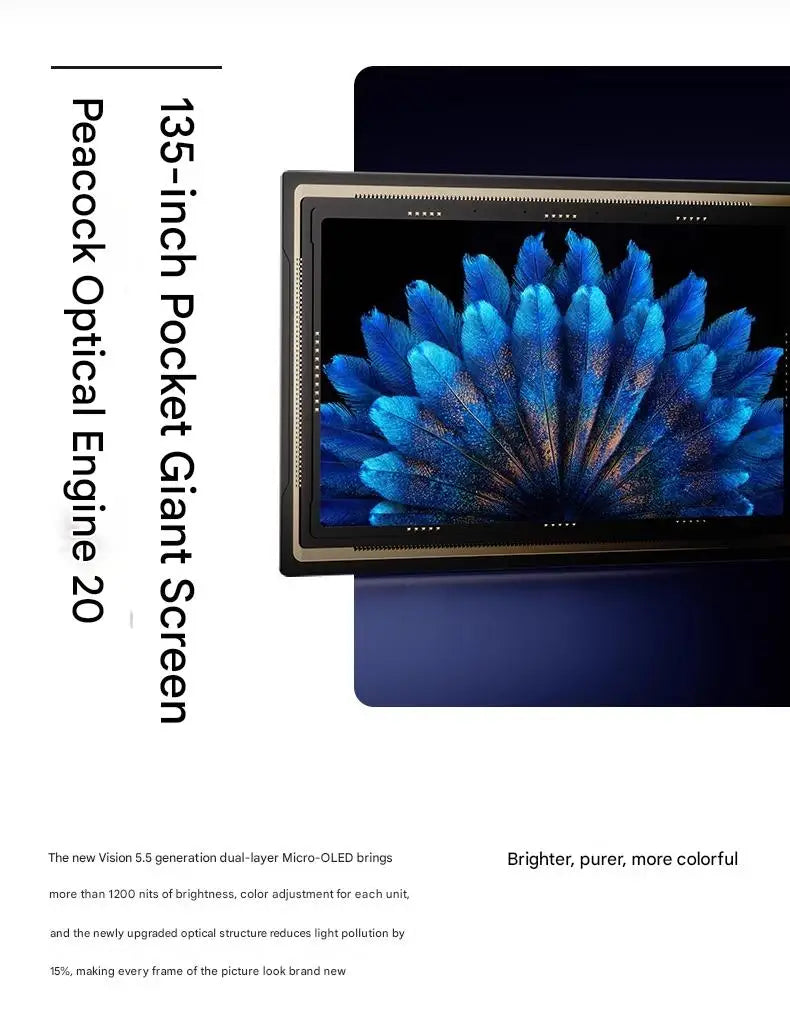 Rayneo Air3s Pro AR Smart Glasses 1200nits 135inches HD Screen 3840 Hz PWM 3D Glasses For Xbox PS5 Switch