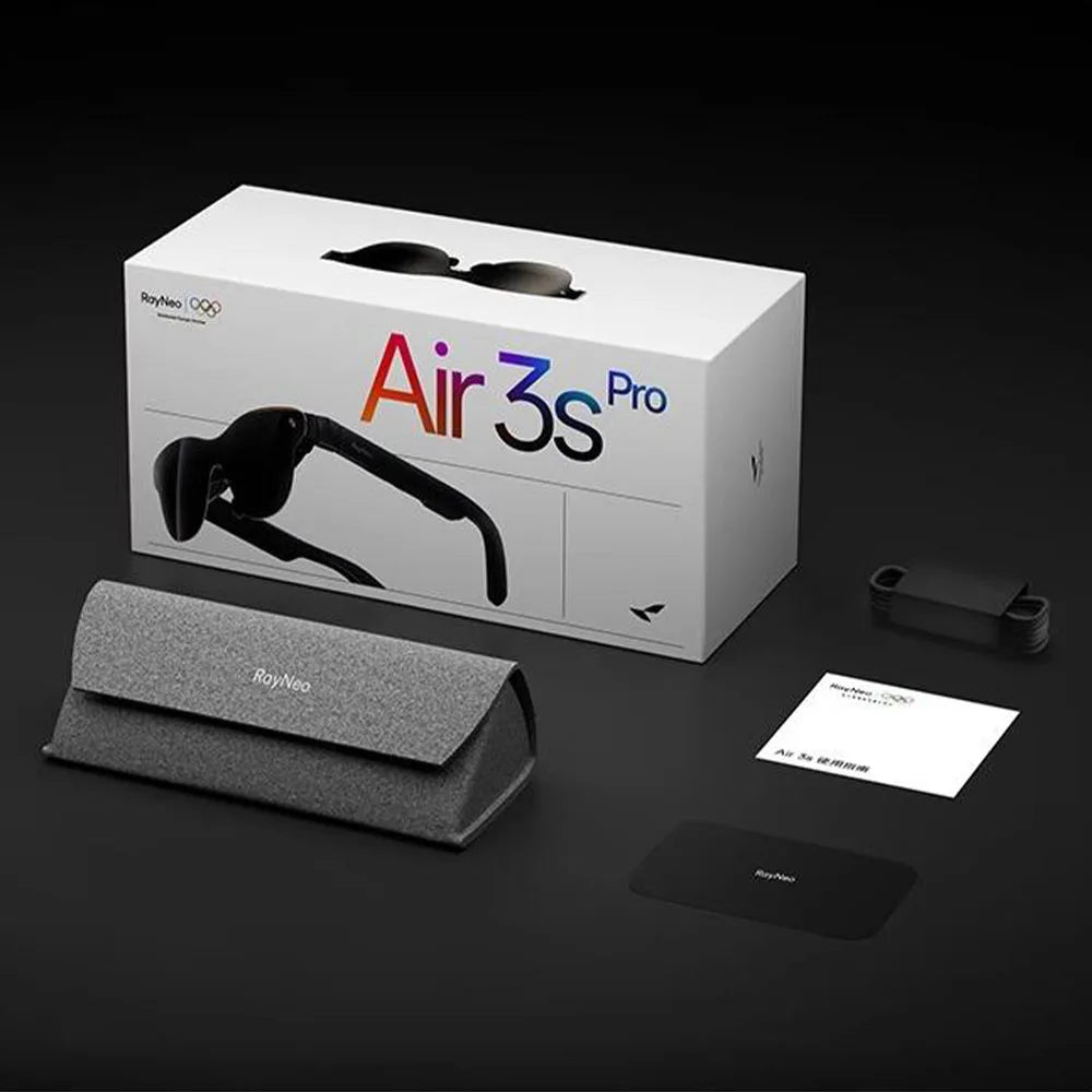 Rayneo Air3s Pro AR Smart Glasses 1200nits 135inches HD Screen 3840 Hz PWM 3D Glasses For Xbox PS5 Switch