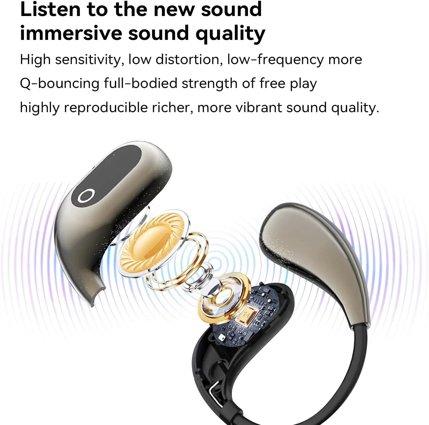 2025New AI Translator Earbuds Real-Time 2-Way 144+ Languages, Bluetooth headset 5.4, for Travel/Business/Learning , iOS/Android