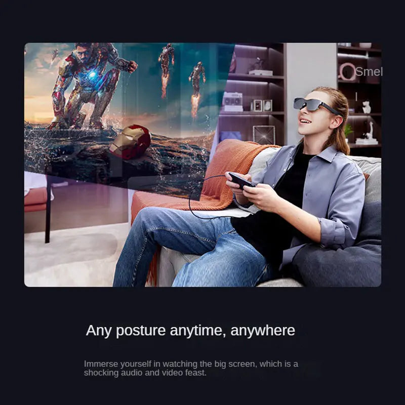 TCL Rayneo Air2 Smart AR Glasses HD Giant Screen Viewing Glasses 120Hz High Brush Giant Screen Portable XR Glasses