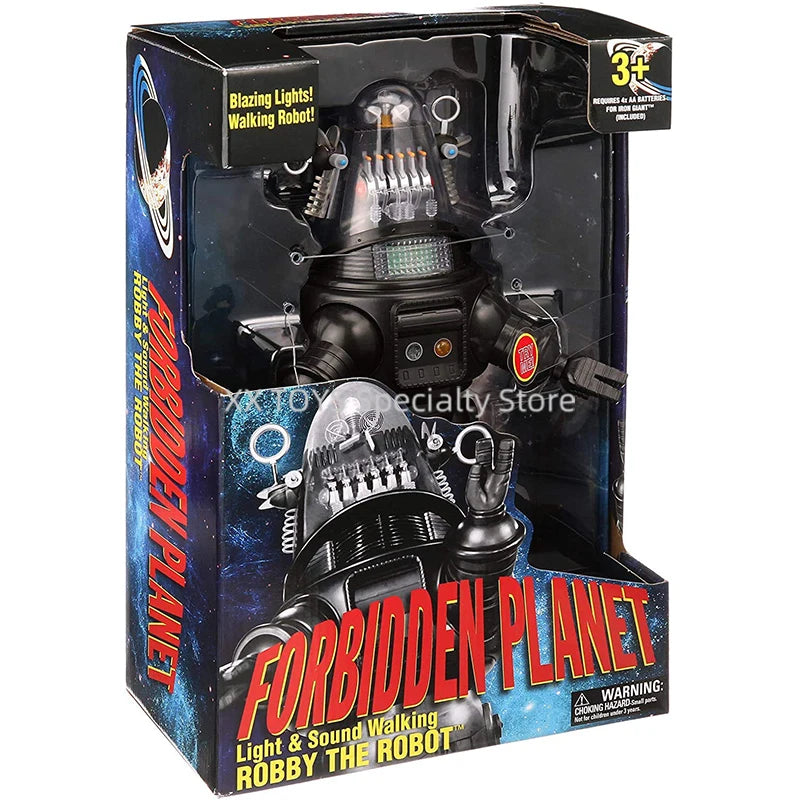 Forbidden Planet Robby The Robot Motorized Walking Motion with Lights and Sounds Variant Box Collectible Models Children's Gifts