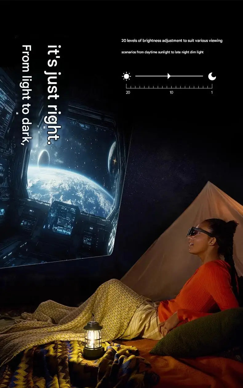 Rayneo Air3s Pro AR Smart Glasses 1200nits 135inches HD Screen 3840 Hz PWM 3D Glasses For Xbox PS5 Switch