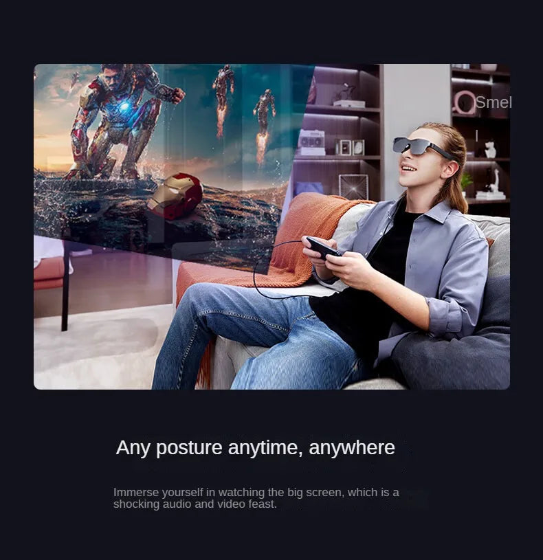TCL Rayneo Air2 Smart AR Glasses HD Giant Screen Viewing Glasses 120Hz High Brush Giant Screen Portable XR Glasses