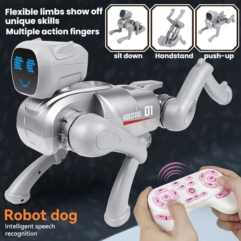MIJIA AI Intelligent Interactive Robot Dog Voice Recognition Expression Management Action Sing Dance Multifunctional Robot Dog