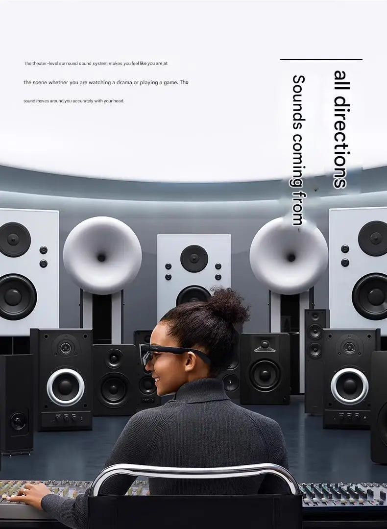 Rayneo Air3s Pro AR Smart Glasses 1200nits 135inches HD Screen 3840 Hz PWM 3D Glasses For Xbox PS5 Switch