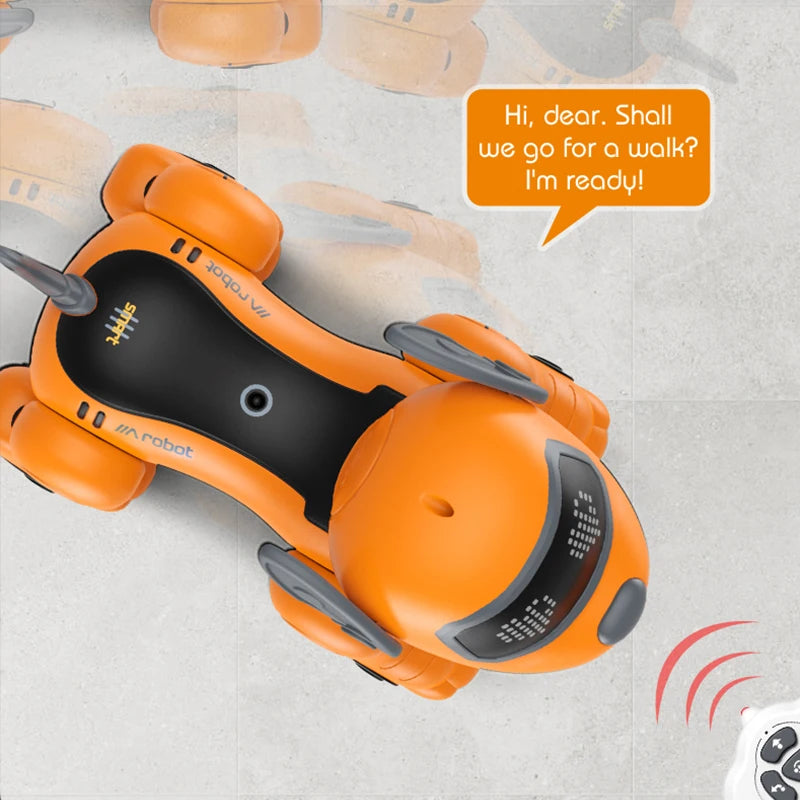 Robot Dog Intelligent Ai Programmable Smart Toys for Children Multi-Functional with Sound Led Eyes Dancing Electronic Pets Dog