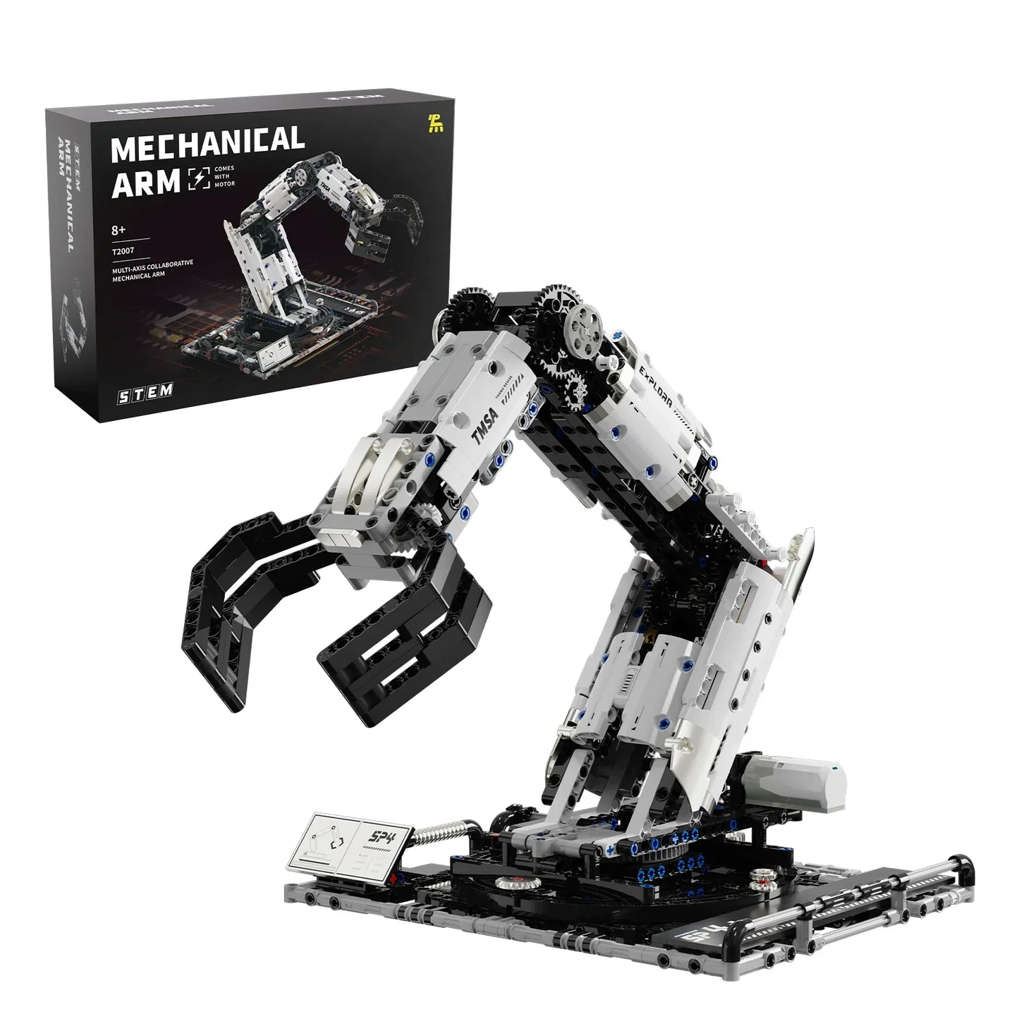 1029PCS Robotic Arm Building Blocks Set Remote Mechanical Arm Model Bricks Desktop Decoration Diy Toys For Kids Holiday Gifts