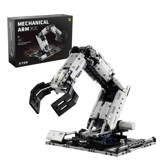 1029PCS Robotic Arm Building Blocks Set Remote Mechanical Arm Model Bricks Desktop Decoration Diy Toys For Kids Holiday Gifts