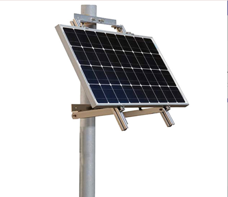 Single Side 27.4in Pole Mount Support For Solar Panel-0