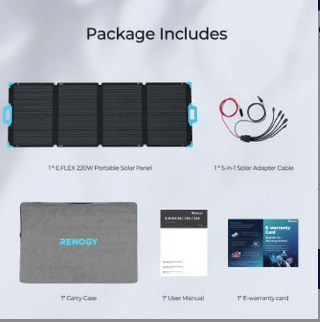 Renogy 8FT 14AWG 5 to 1 Solar Adapter Cable