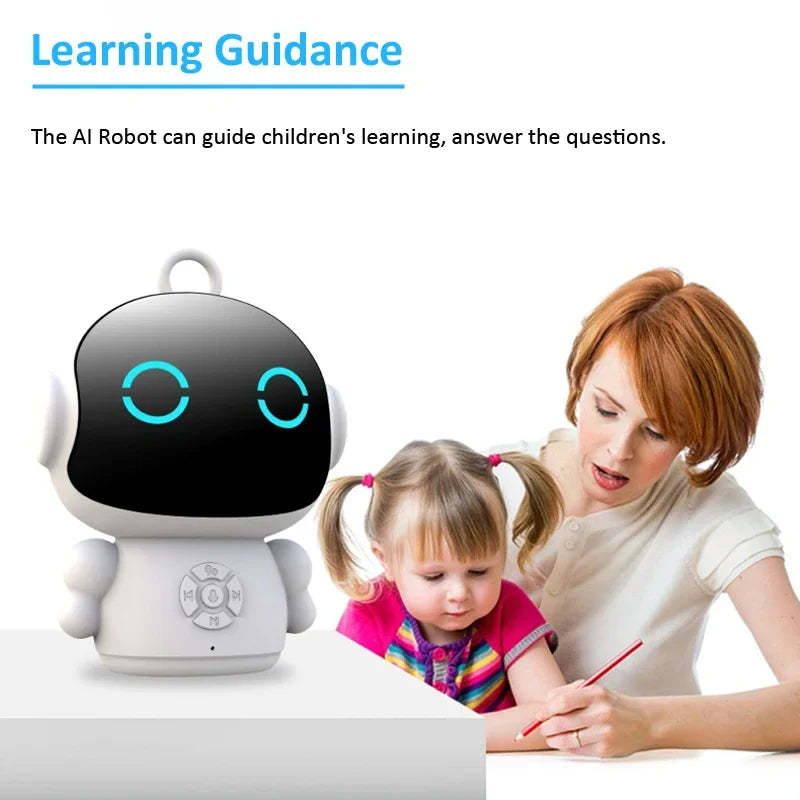 Tuya Smart AI Companion Robot Early Education Toys Emotional Communication Works with ChatGPT Germini Grok Mistral DeepSeek
