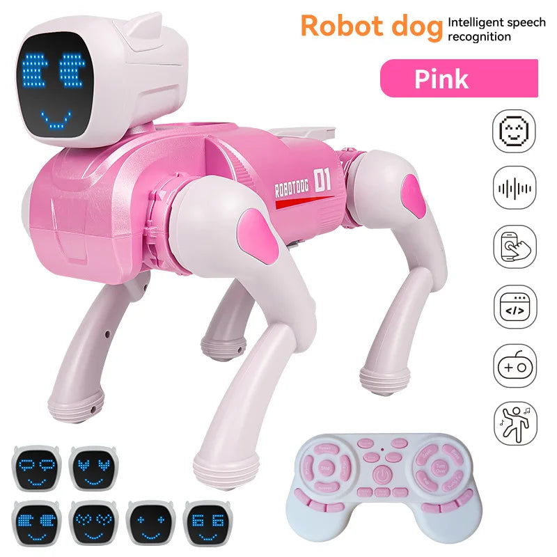 MIJIA AI Intelligent Interactive Robot Dog Voice Recognition Expression Management Action Sing Dance Multifunctional Robot Dog