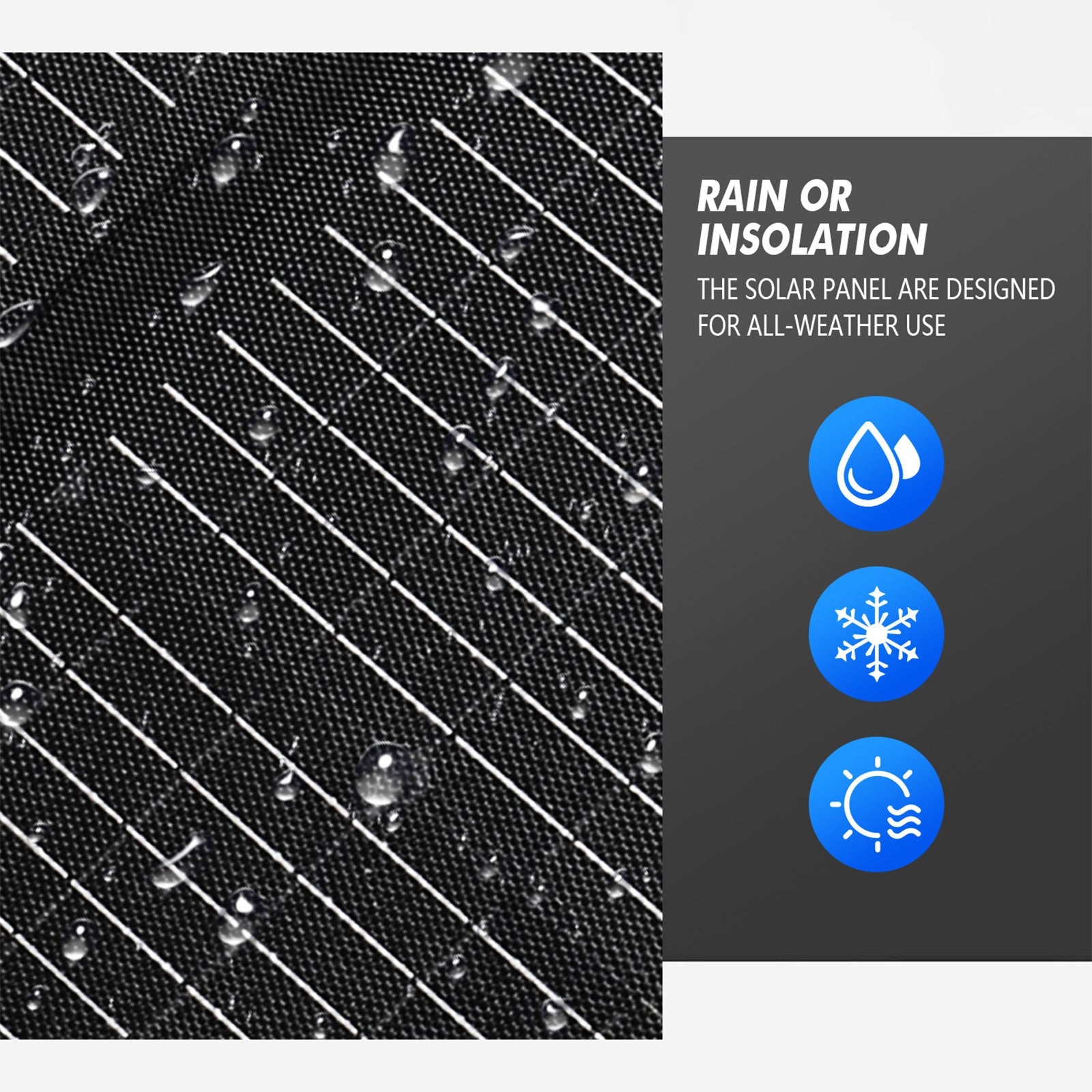 NNEDSZ 100W Solar Panel Portable Charger JumpsPower Power Generator Foldable-3