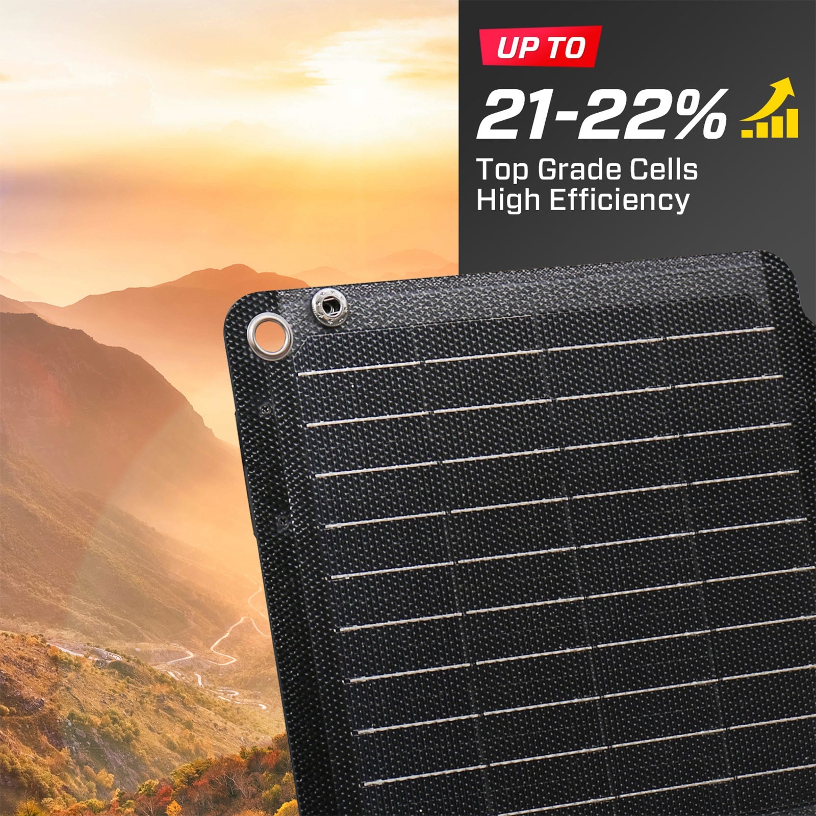 NNEDSZ 60W Solar Panel Portable Charger JumpsPower Power Generator Foldable-2