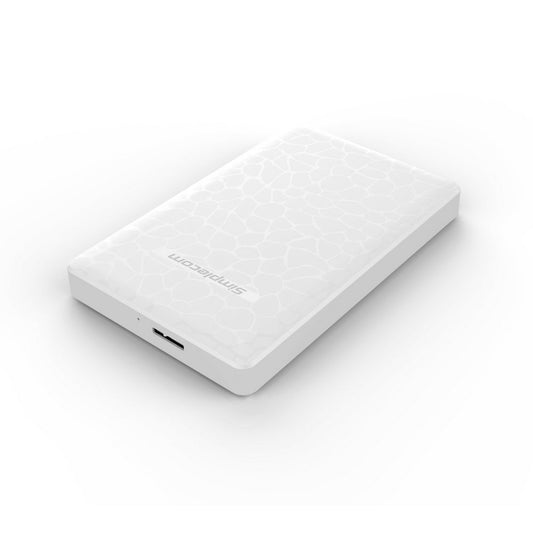 NNEDSZ SE101 Compact Tool-Free 2.5'' SATA to USB 3.0 HDD/SSD Enclosure White-0