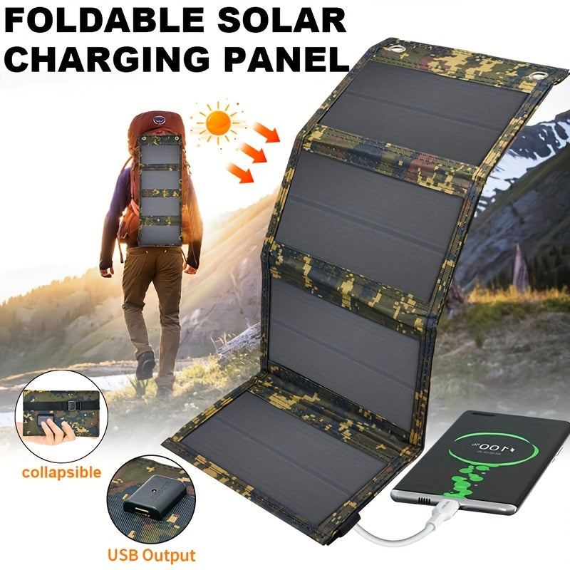 Portable Foldable Camouflage Solar Panel Charger-1