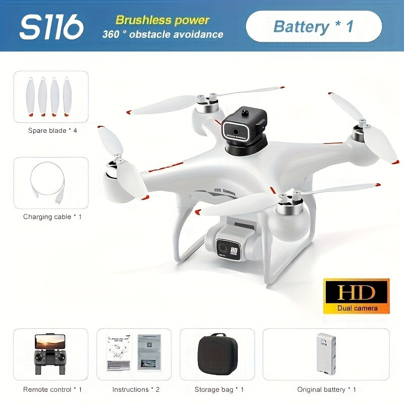 Dual Camera RC Drone with Obstacle Avoidance-3